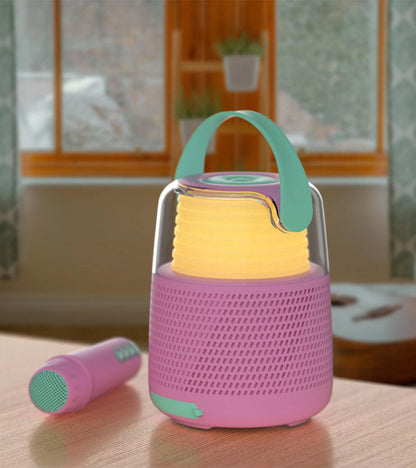 Cassa con microfono per karaoke