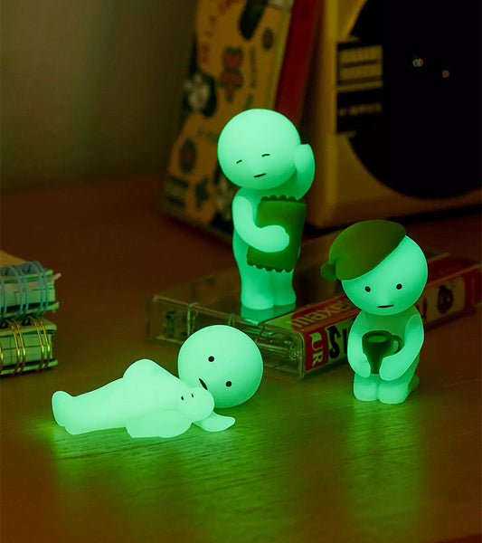Figurine fluorescenti Smiski - Serie letto
