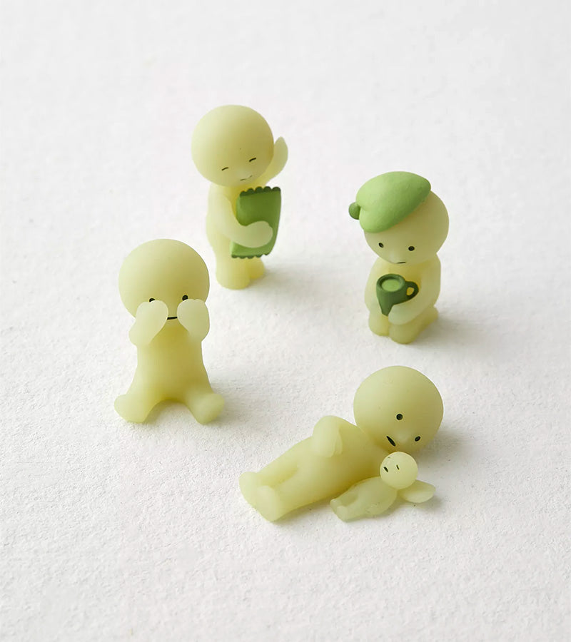 Figurine fluorescenti Smiski - Serie letto