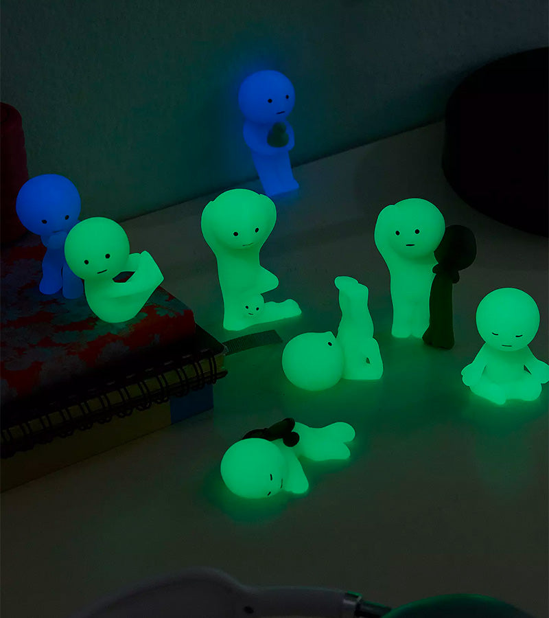 Figurine fluorescenti Smiski - Serie Bath