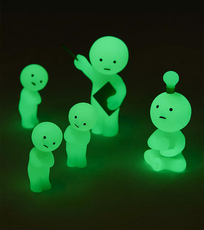 Figurine fluorescente Smiski - série Work 