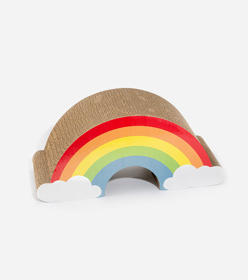 Tiragraffi arcobaleno per gatti