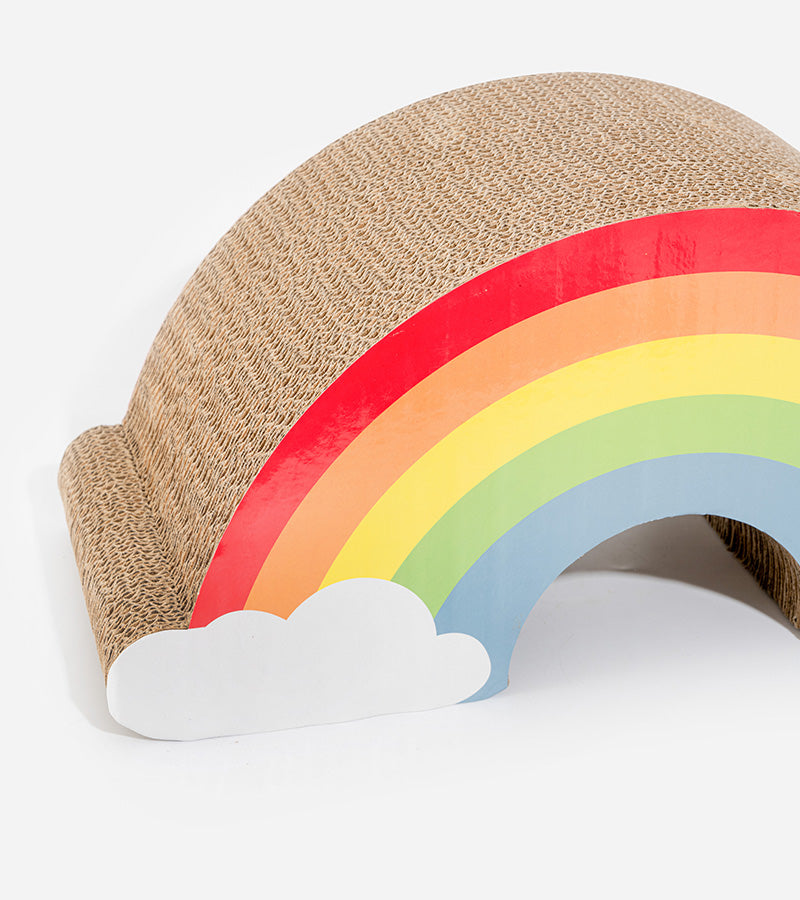Tiragraffi arcobaleno per gatti