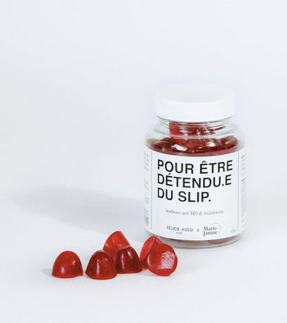 Gummies CBD et mélatonine, pour être détendu(e) du slip  Marie Janine