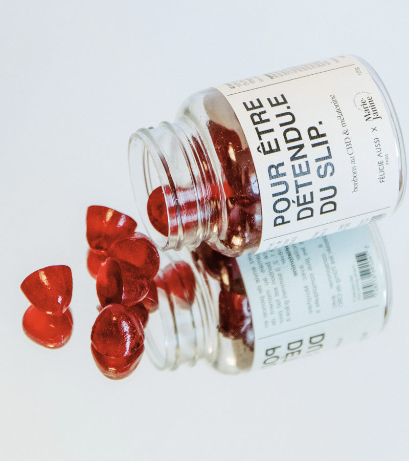 Gummies CBD et mélatonine, pour être détendu(e) du slip  Marie Janine