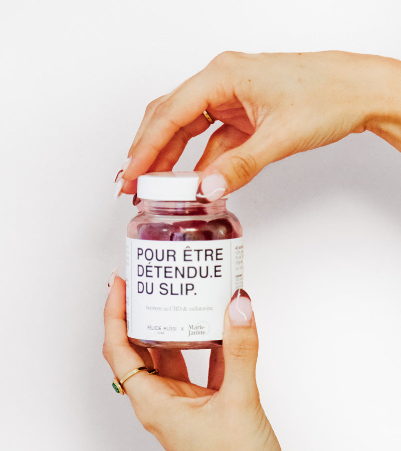 Gummies CBD et mélatonine, pour être détendu(e) du slip  Marie Janine