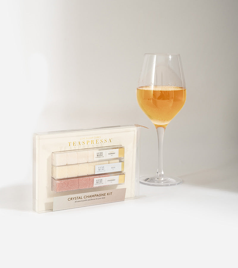 Kit champagne pailleté  Teaspressa