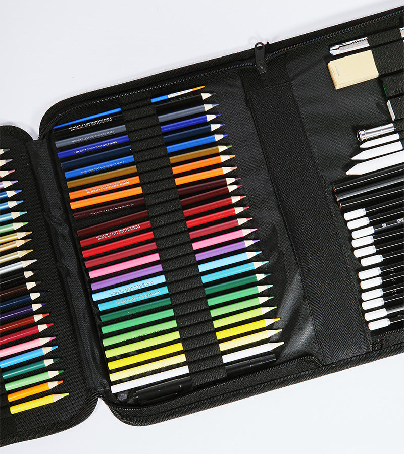 Kit de dessin - 74 accessoires