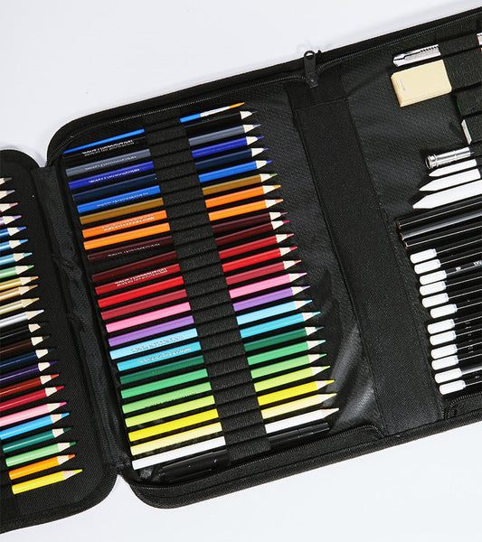 Kit de dessin - 74 accessoires