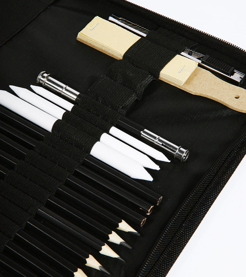 Kit de dessin - 74 accessoires