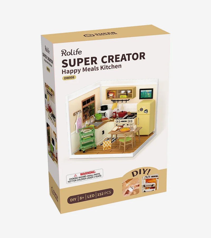 Kit cucina in miniatura fai da te - Happy Meals Kitchen