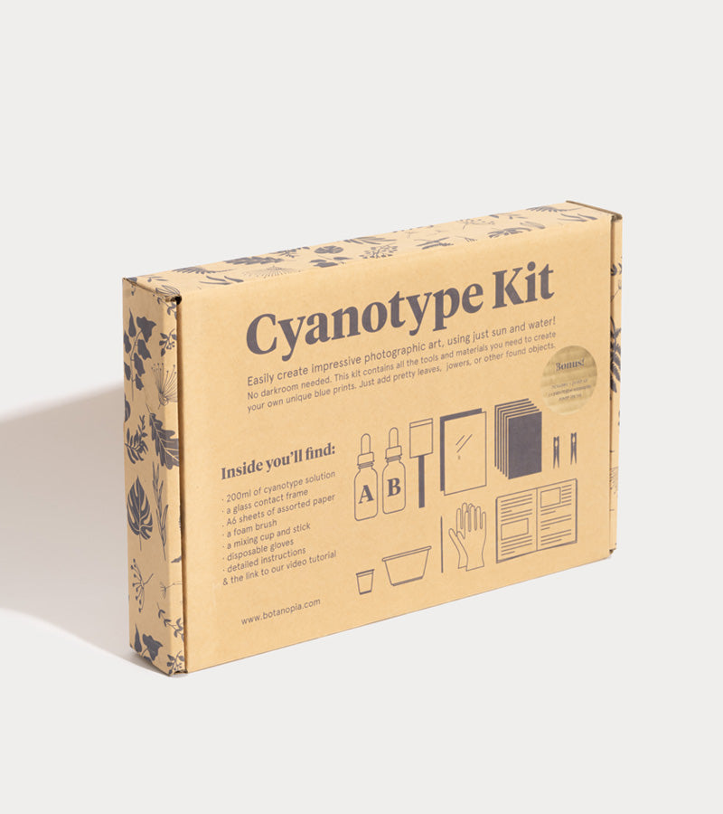 Kit per stampe in cianotipo fai da te