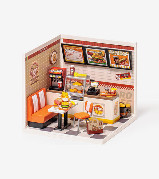 Kit fai da te Fast food in miniatura - Yum Yum Burgers
