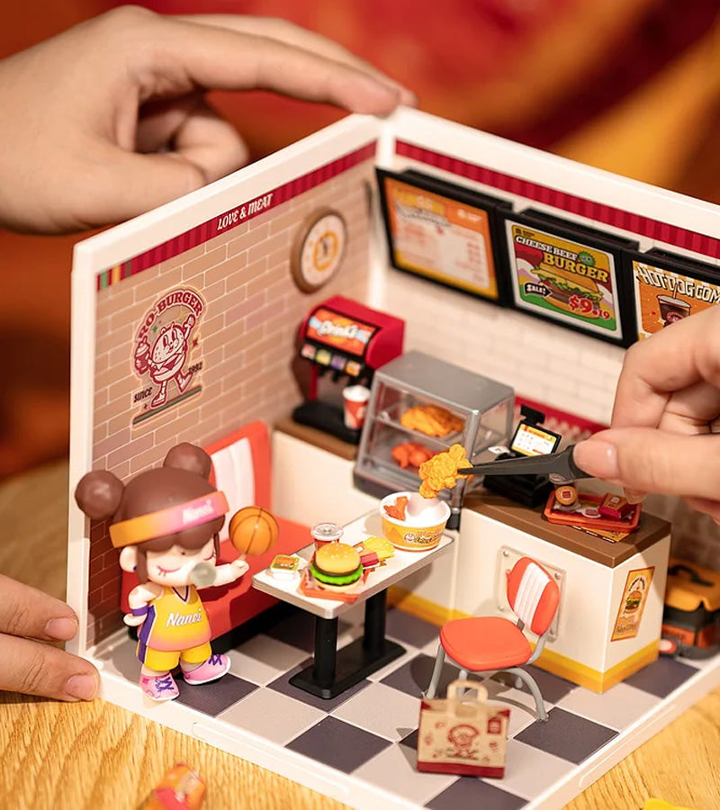 Kit DIY Fast food miniature - Yum Yum Burgers