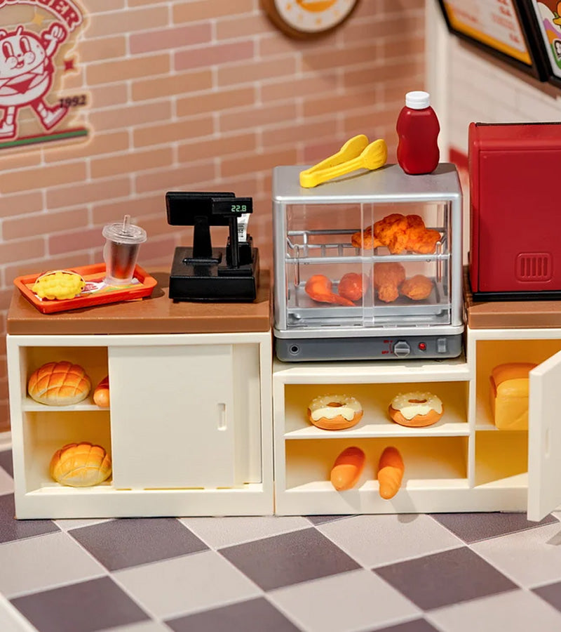 Kit DIY Fast food miniature - Yum Yum Burgers