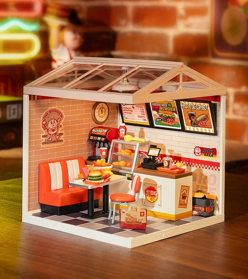 Kit DIY Fast food miniature - Yum Yum Burgers