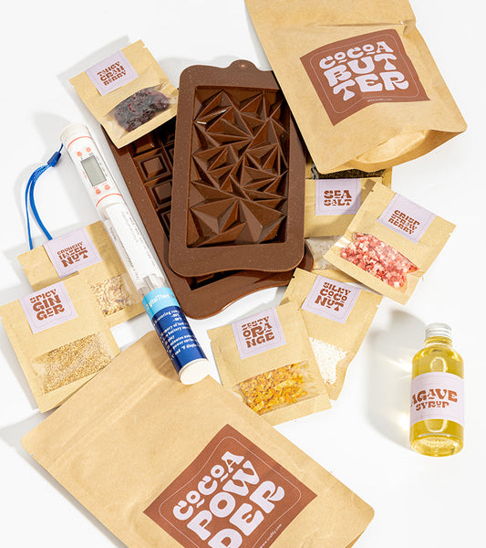 Kit fai da te per realizzare il tuo cioccolato