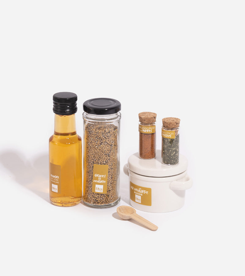 Kit pour fabriquer sa moutarde  Quai Sud