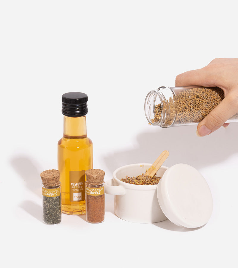 Kit per preparare la senape
