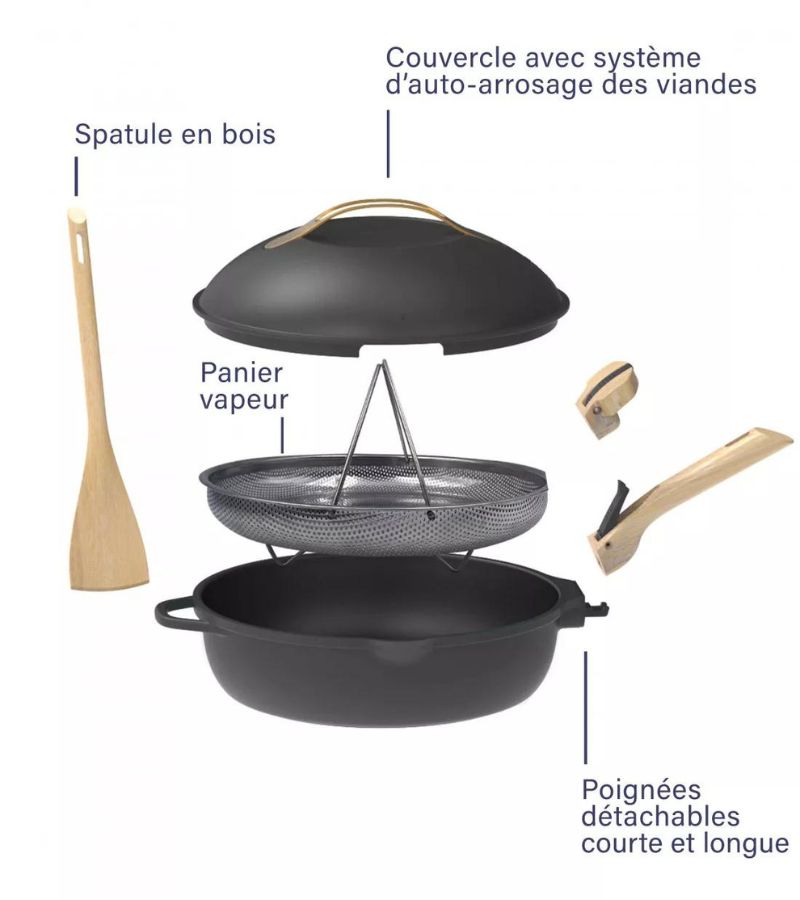 La Fabuleuse poêle 8 en 1 - Cookut 