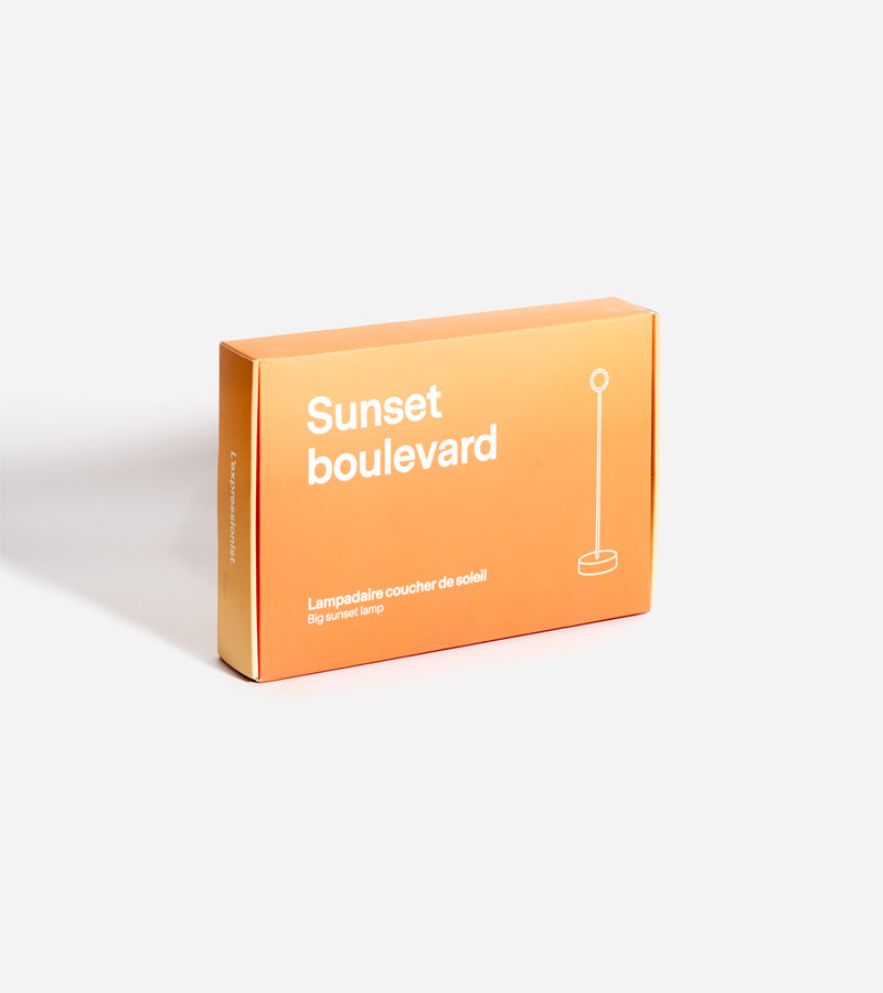 Lampadaire coucher de soleil  L'expressionist