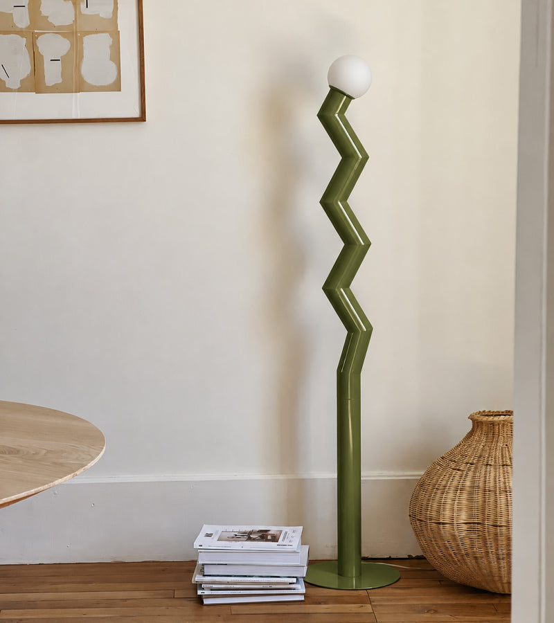 Lampada da terra Zigzag Zigmo