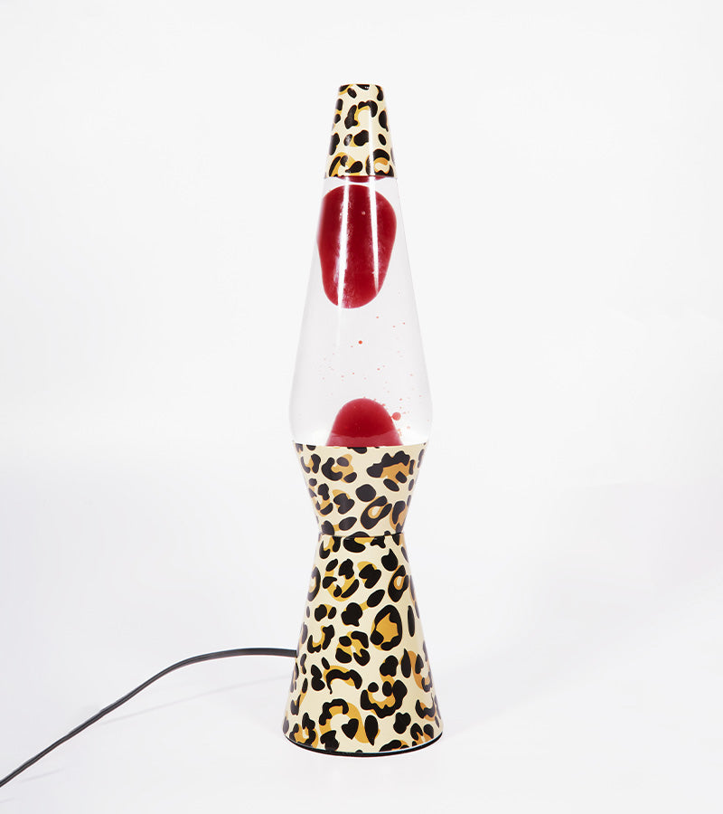 Lampe à lave léopard