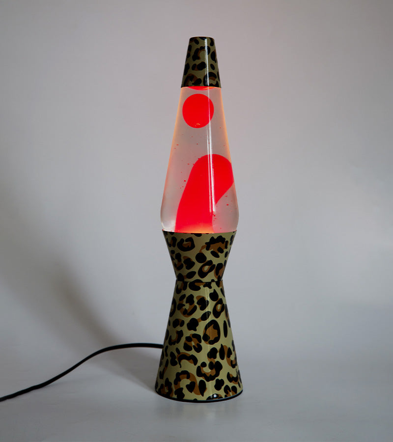 Lampe à lave léopard