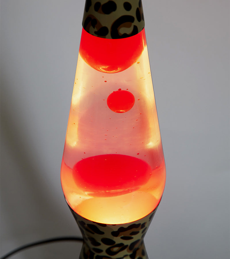 Lampada lava leopardata
