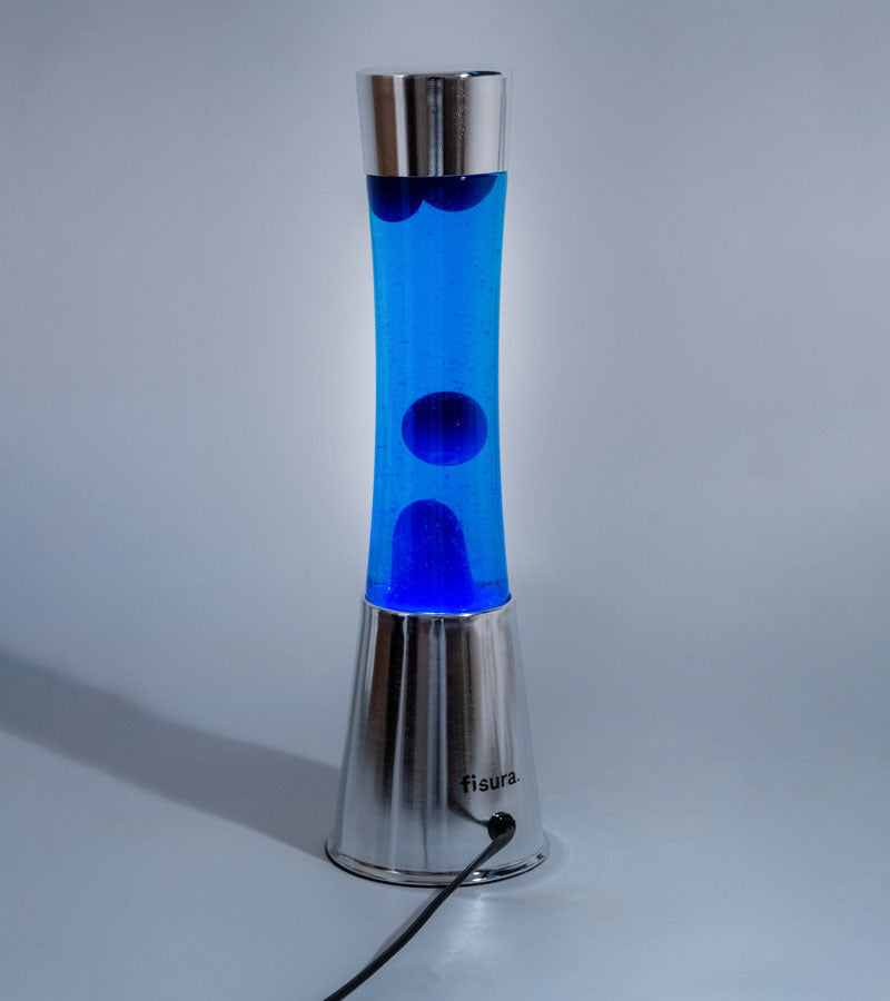 Lampe à lave Bleu