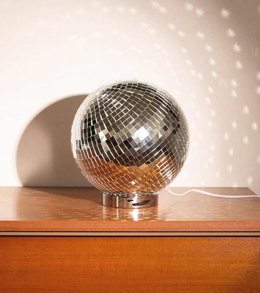 Lampada disco ball da appoggio