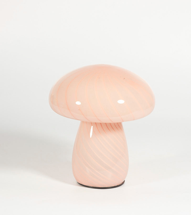 Lampe champignon rose sans fil 