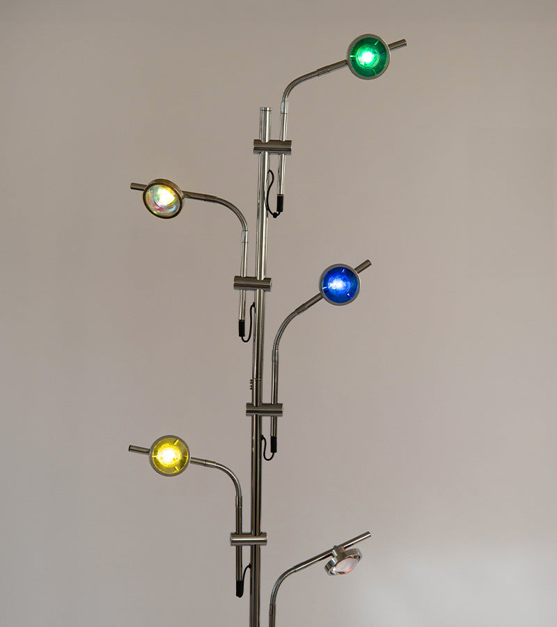 Lampada multi-tramonto a 5 faretti