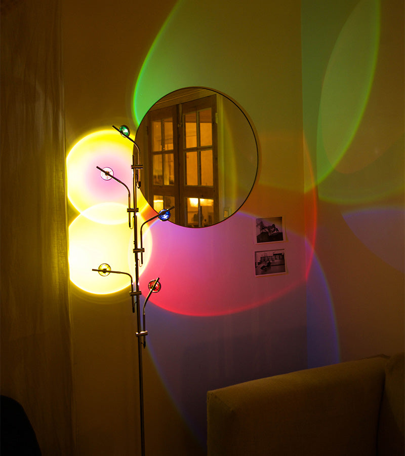 Lampada multi-tramonto a 5 faretti