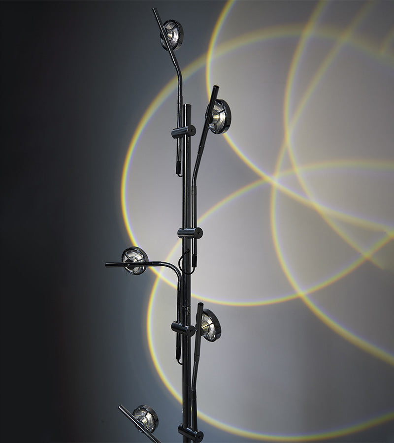 Lampada multi-tramonto a 5 faretti
