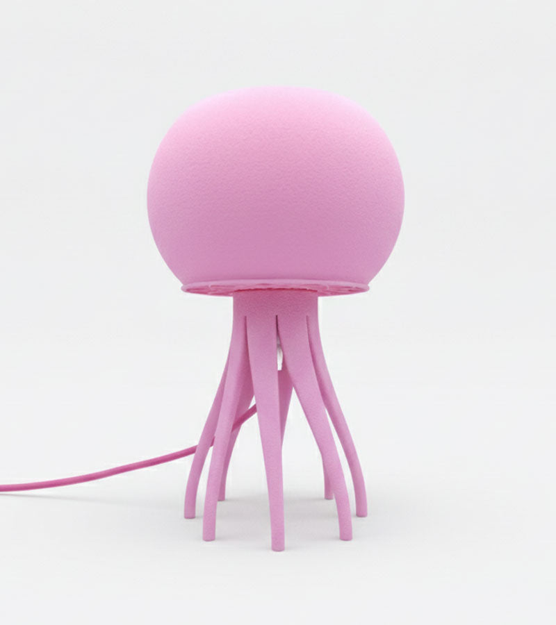 Lampe méduse rose