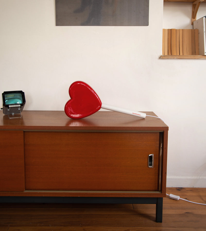 Lampada da parete lecca-lecca cuore