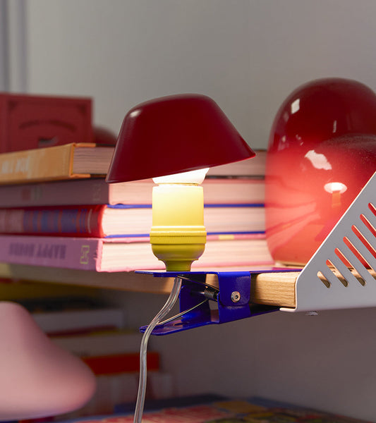 Lampada portatile con pinza