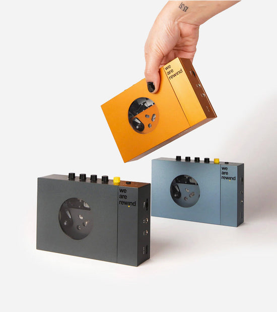 Lecteur de cassette portable - We are Rewind Orange  We are rewind