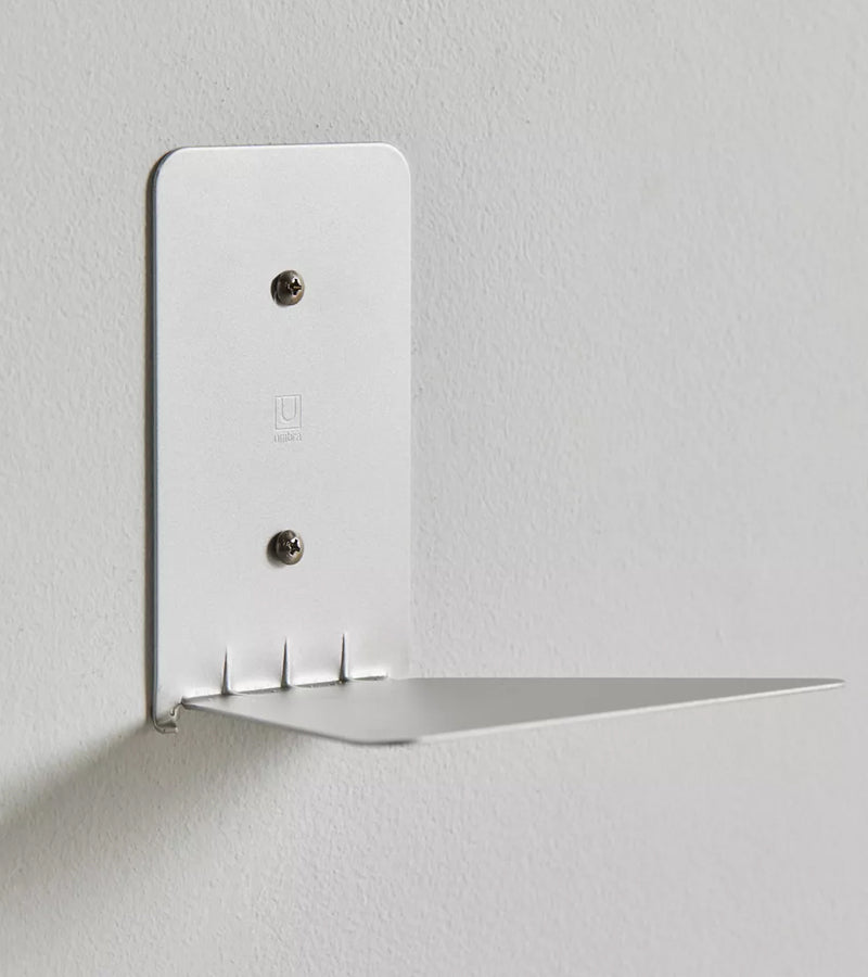 Set di 3 ripiani metallici invisibili