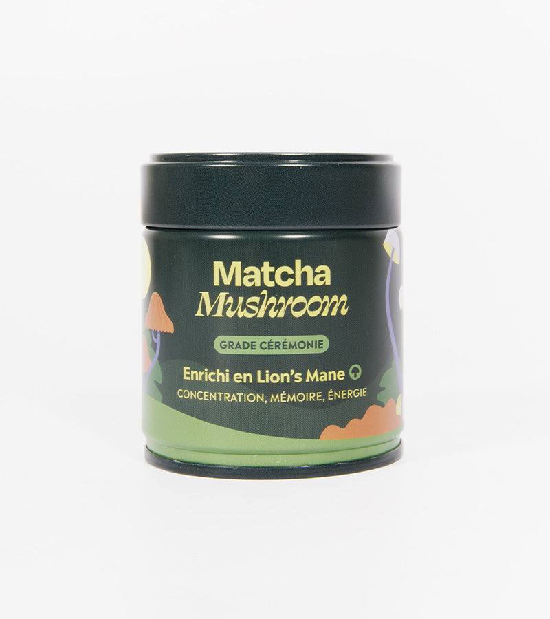 Matcha focus con funghi adattogeni