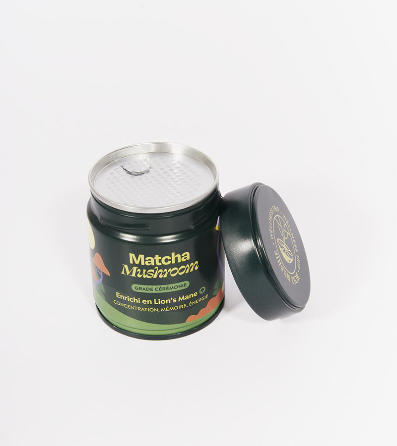 Matcha focus con funghi adattogeni