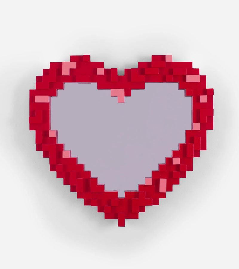 Specchio a cuore Pixel Design