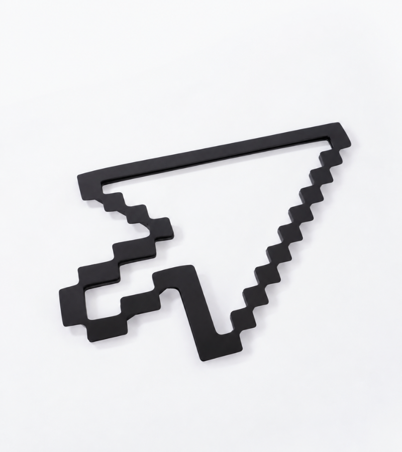 Specchio da parete Cursore – Freccia pixel