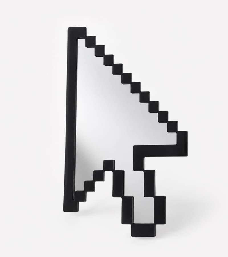 Specchio da parete Cursore – Freccia pixel