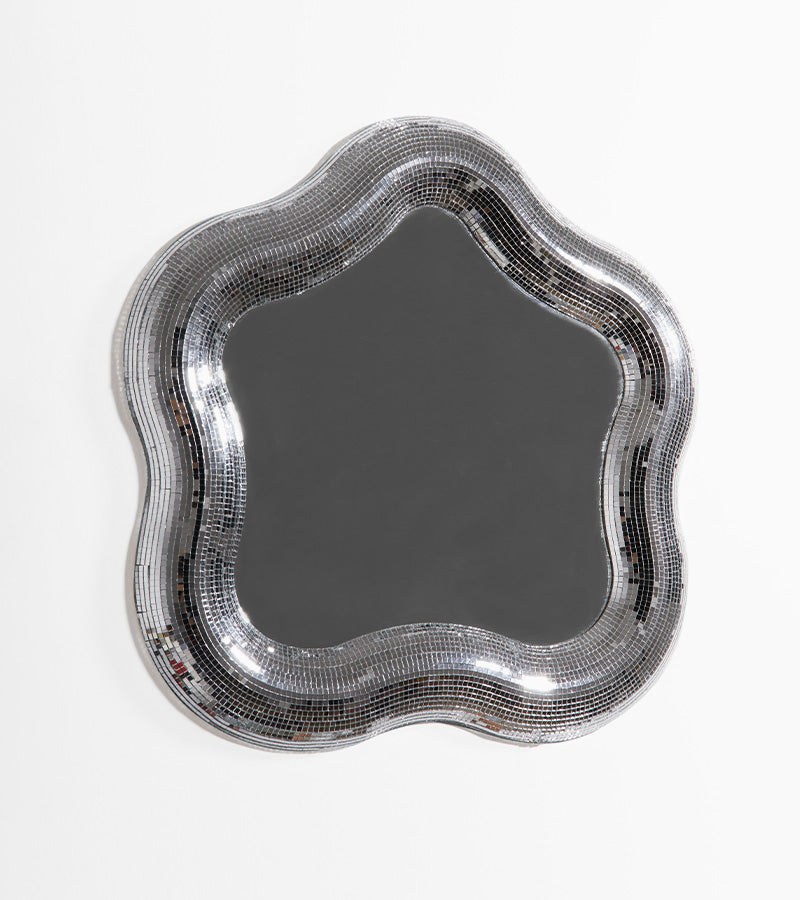 Specchio a fiore disco