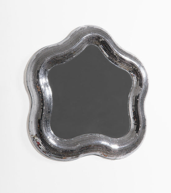 Specchio a fiore disco