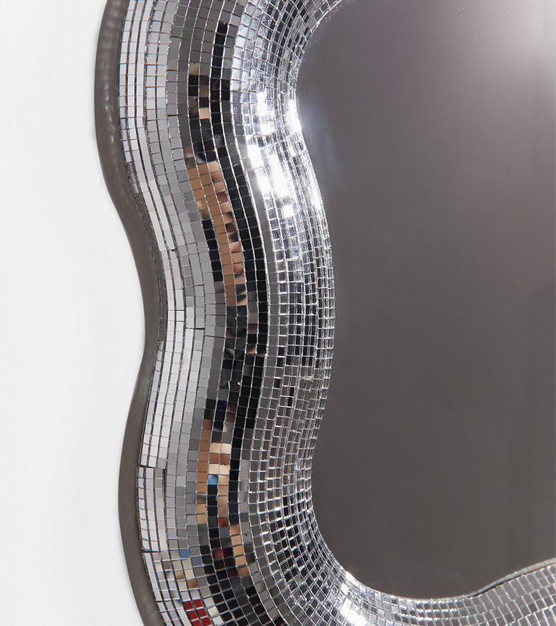 Specchio a fiore disco