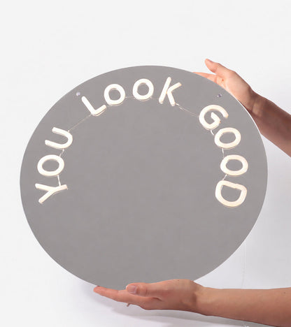 Miroir LED - You look good