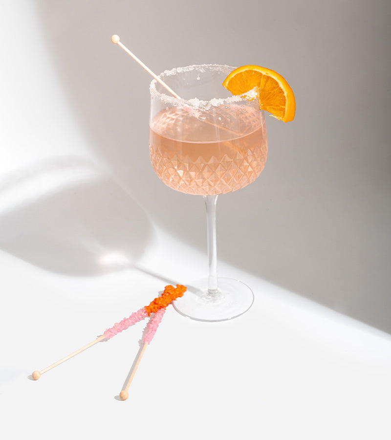 Mocktails en bâtonnets Sunset  Curiositeas